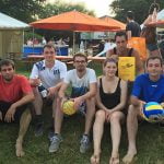 Volleyball Gruppe beim Heuchlinger Wegfest
