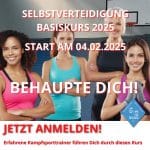 Selbstverteidigung für Frauen 2025 Winterkurs Selbstverteidigung für Frauen 2025 Winterkurs