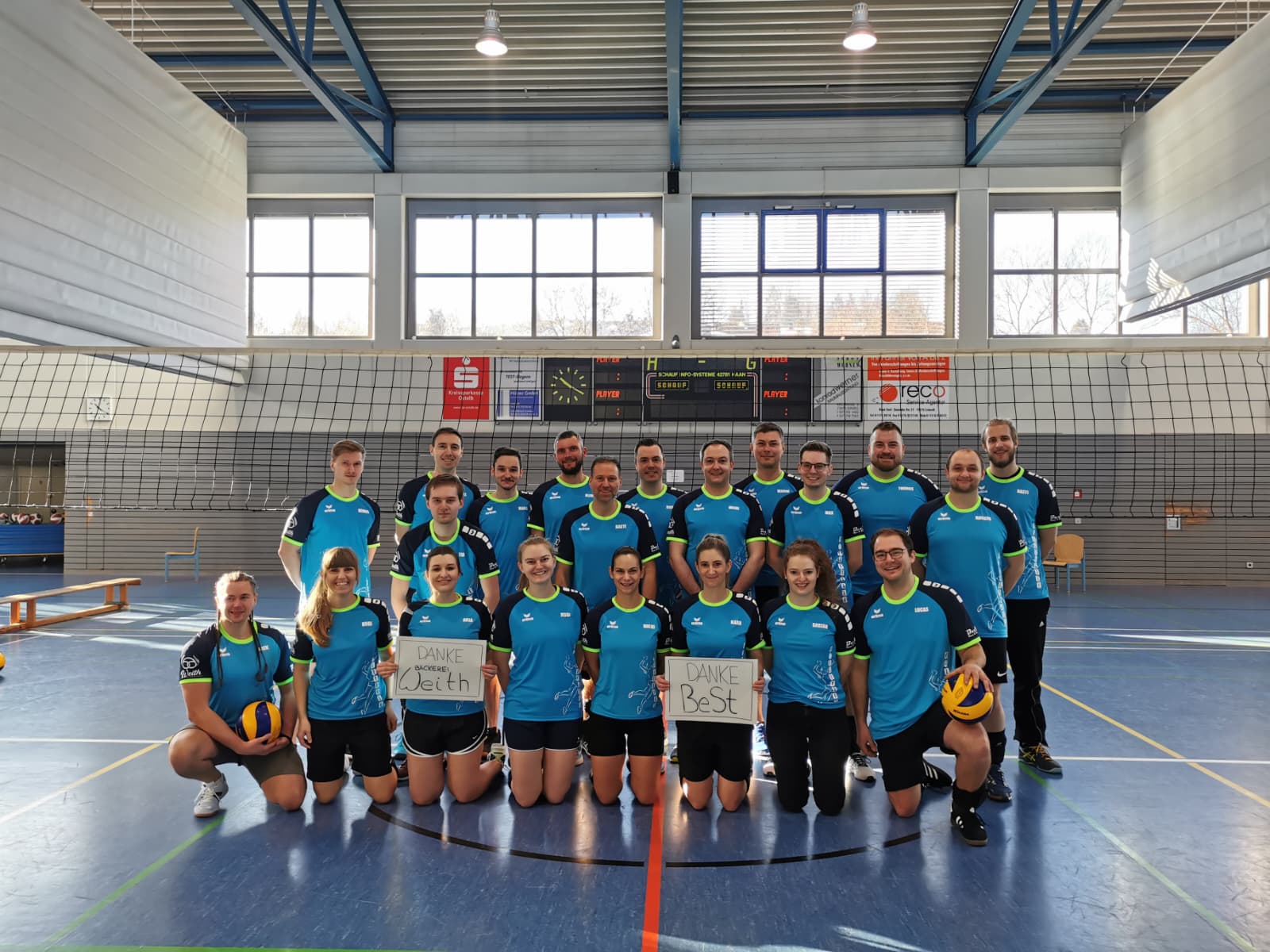 Volleyball Leinzell Gruppenbild